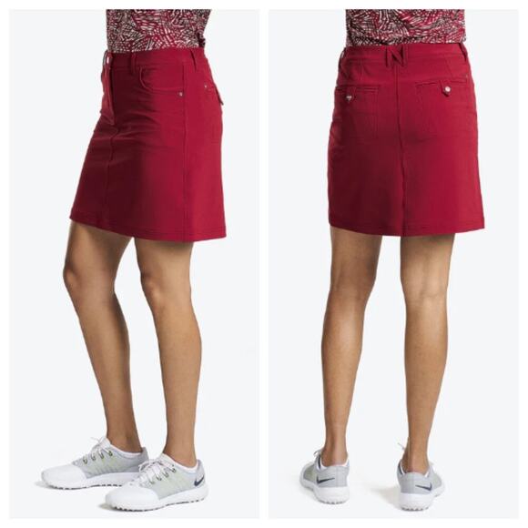 NWT Nivo Women's Marika Skort Tomato Red Size 6 - Picture 15 of 15